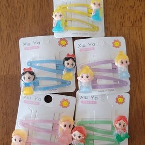 🛍3 For $18🛍Princess Barrettes-5 Pairs